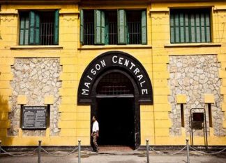 Prison de Hoa Lo Hanoi Vietnam – une école politique des grands hommes Vietnamiens prison de Hoa Lo