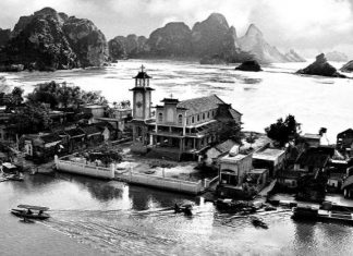 Village flottant Kenh Ga de la Baie d’halong terrestre village flottant kenh ga