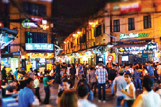 3 rues connues du vieux quartier Hanoi