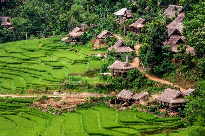Pu Luong : Éco-tourisme,  villages des ethnies, randonnées et rizières secrètes du Vietnam