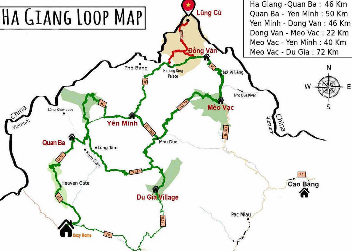 Circuit Ha Giang Loop en moto