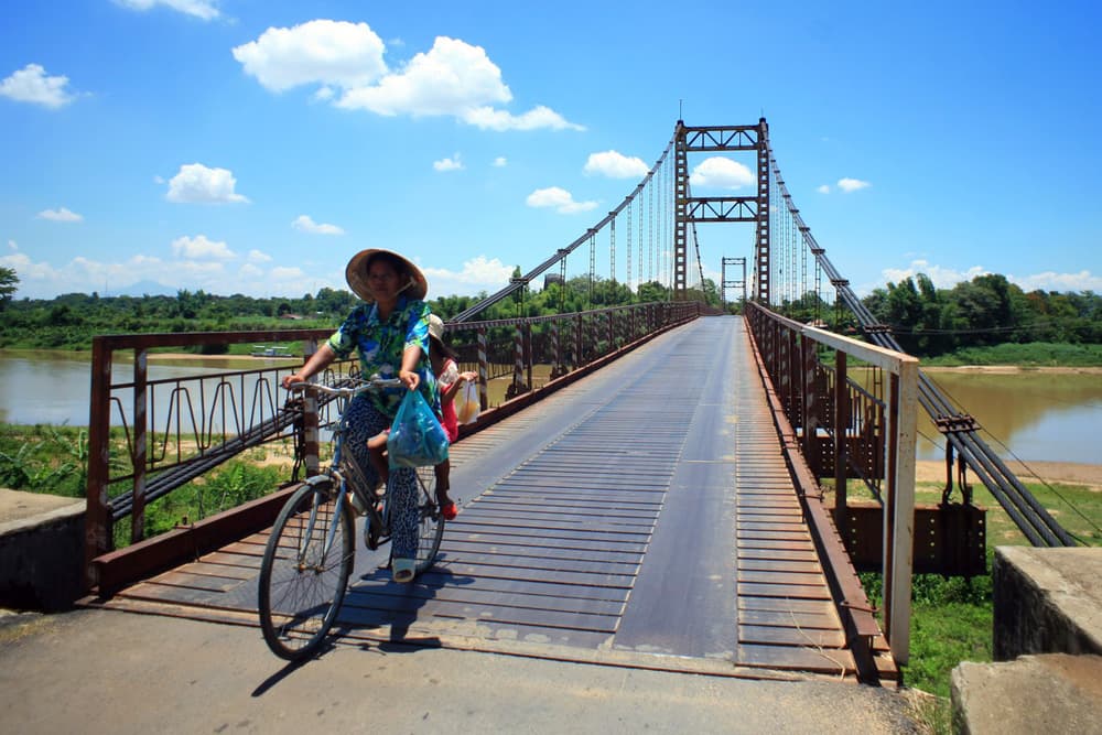 Le pont suspendu de Kon Klor 1