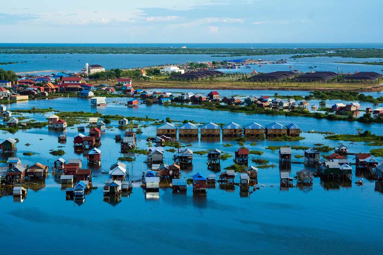 le tonle sap au cambodge