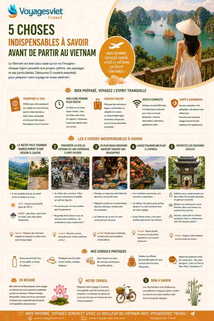 5 choses à savoir avant de partir au Vietnam