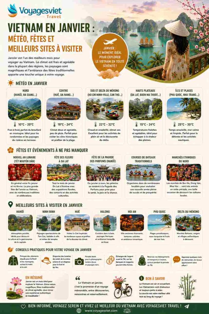 Vietnam en janvier que visiter 1