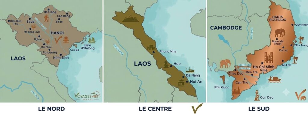 Carte Touristique Vietnam 1
